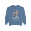 Standard Schnauzer Mom Sweatshirt, Blue Jean, front view