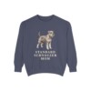 Standard Schnauzer Mom Sweatshirt, Denim, front view