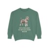 Standard Schnauzer Mom Sweatshirt, Light Green, front view