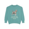 Standard Schnauzer Mom Sweatshirt, Seafoam, front view