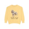 Sussex Spaniel Humor Sweatshirt, Butter, front view