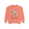 Sussex Spaniel Humor Sweatshirt, Terracotta, front view