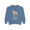 Sussex Spaniel Mom Sweatshirt, Blue Jean, front view