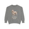 Sussex Spaniel Mom Sweatshirt, Grey, front view
