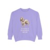 Sussex Spaniel Mom Sweatshirt, Violet, front view