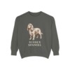 Sussex Spaniel Sweatshirt, Pepper, front view