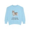 Swedish Vallhund Sweatshirt, Chambray, front view