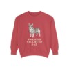 swedish-vallhund-sweatshirt-dad-crimson Swedish Vallhund Dad Sweatshirt, Crimson, front view