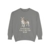 swedish-vallhund-sweatshirt-dad-grey Swedish Vallhund Dad Sweatshirt, Grey, front view