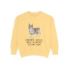swedish-vallhund-sweatshirt-humor-butter Swedish Vallhund Humor Sweatshirt, Butter, front view