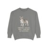 swedish-vallhund-sweatshirt-humor-grey Swedish Vallhund Humor Sweatshirt, Grey, front view