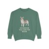 Swedish Vallhund Mom Sweatshirt, Light Green, front view