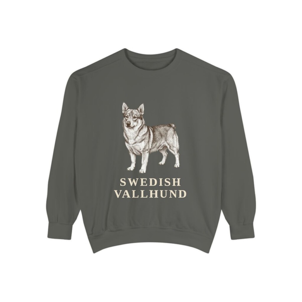 Swedish Vallhund Sweatshirt, Pepper, front view
