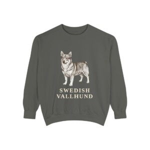 Swedish Vallhund Sweatshirt, Pepper, front view