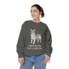 Swedish Vallhund Sweatshirt, Pepper, person 2 front