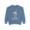 Teddy Roosevelt Terrier Sweatshirt, Blue Jean, front view