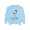 Teddy Roosevelt Terrier Sweatshirt, Chambray, front view