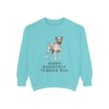 teddy-roosevelt-terrier-sweatshirt-dad-chalky-mint Teddy Roosevelt Terrier Dad Sweatshirt, Chalky Mint, front view