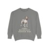 teddy-roosevelt-terrier-sweatshirt-dad-grey Teddy Roosevelt Terrier Dad Sweatshirt, Grey, front view
