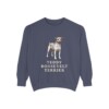 Teddy Roosevelt Terrier Sweatshirt, Denim, front view