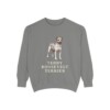 Teddy Roosevelt Terrier Sweatshirt, Grey, front view