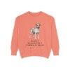 Teddy Roosevelt Terrier Mom Sweatshirt, Terracotta, front view