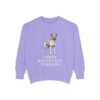 Teddy Roosevelt Terrier Sweatshirt, Violet, front view