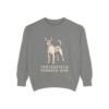 Tenterfield Terrier Dad Sweatshirt, Grey, front view
