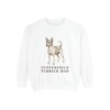 Tenterfield Terrier Dad Sweatshirt, White, front view
