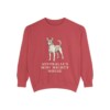 Tenterfield Terrier Humor Sweatshirt, Crimson, front view