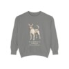Tenterfield Terrier Latin Sweatshirt, Grey, front view