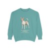 Tenterfield Terrier Latin Sweatshirt, Seafoam, front view