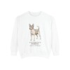 Tenterfield Terrier Latin Sweatshirt, White, front view