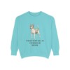 Tenterfield Terrier Mom Sweatshirt, Chalky Mint, front view