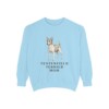 Tenterfield Terrier Mom Sweatshirt, Chambray, front view