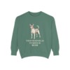 Tenterfield Terrier Mom Sweatshirt, Light Green, front view