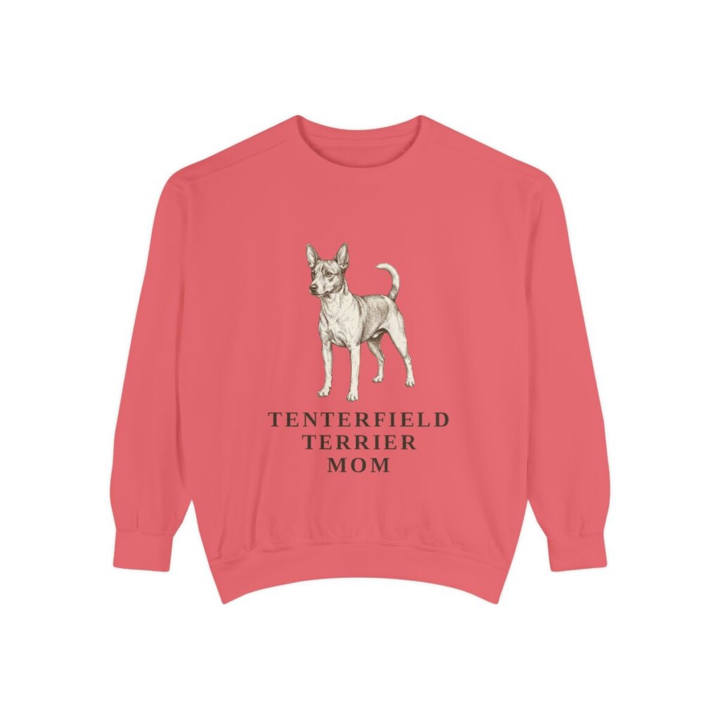 Tenterfield Terrier Mom Sweatshirt, Watermelon, front view