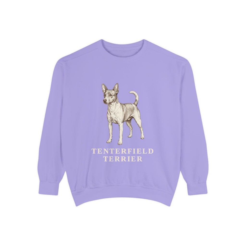 Tenterfield Terrier Sweatshirt, Violet, front view