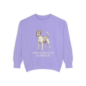 tenterfield-terrier-sweatshirt-violet Tenterfield Terrier Sweatshirt, Violet, front view