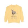 Texas Heeler Humor Sweatshirt, Butter, front view