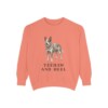 Texas Heeler Humor Sweatshirt, Terracotta, front view