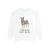 Texas Heeler Humor Sweatshirt, White, front view