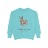Texas Heeler Latin Sweatshirt, Chalky Mint, front view