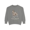 Texas Heeler Latin Sweatshirt, Grey, front view