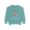 Texas Heeler Latin Sweatshirt, Seafoam, front view