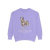 Texas Heeler Latin Sweatshirt, Violet, front view