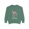 Texas Heeler Sweatshirt, Light Green, front view