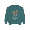 Tibetan Mastiff Dad Sweatshirt, Blue Spruce, front view