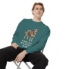 Tibetan Mastiff Dad Sweatshirt, Blue Spruce, person 1 context