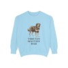 Tibetan Mastiff Dad Sweatshirt, Chambray, front view